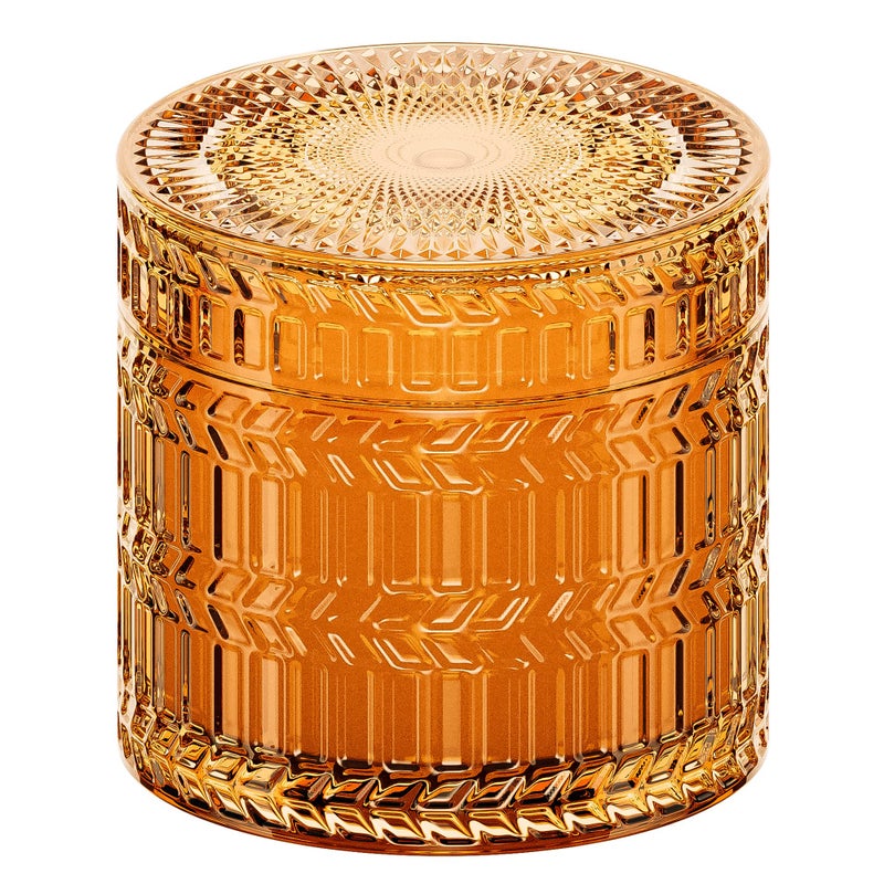 Hidden Label Zesty Bergamot Scented Candles for Home Scented Candle Gifts for WomenCrackling Wood Wick Soy Candles 74oz Glass Decorative Jar