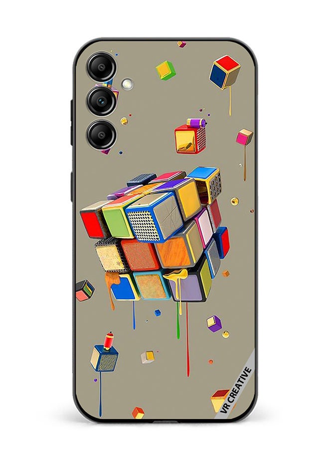 VR CREATIVE Protective Case Cover For Samsung Galaxy M14 Dice Design Multicolour - Image 1
