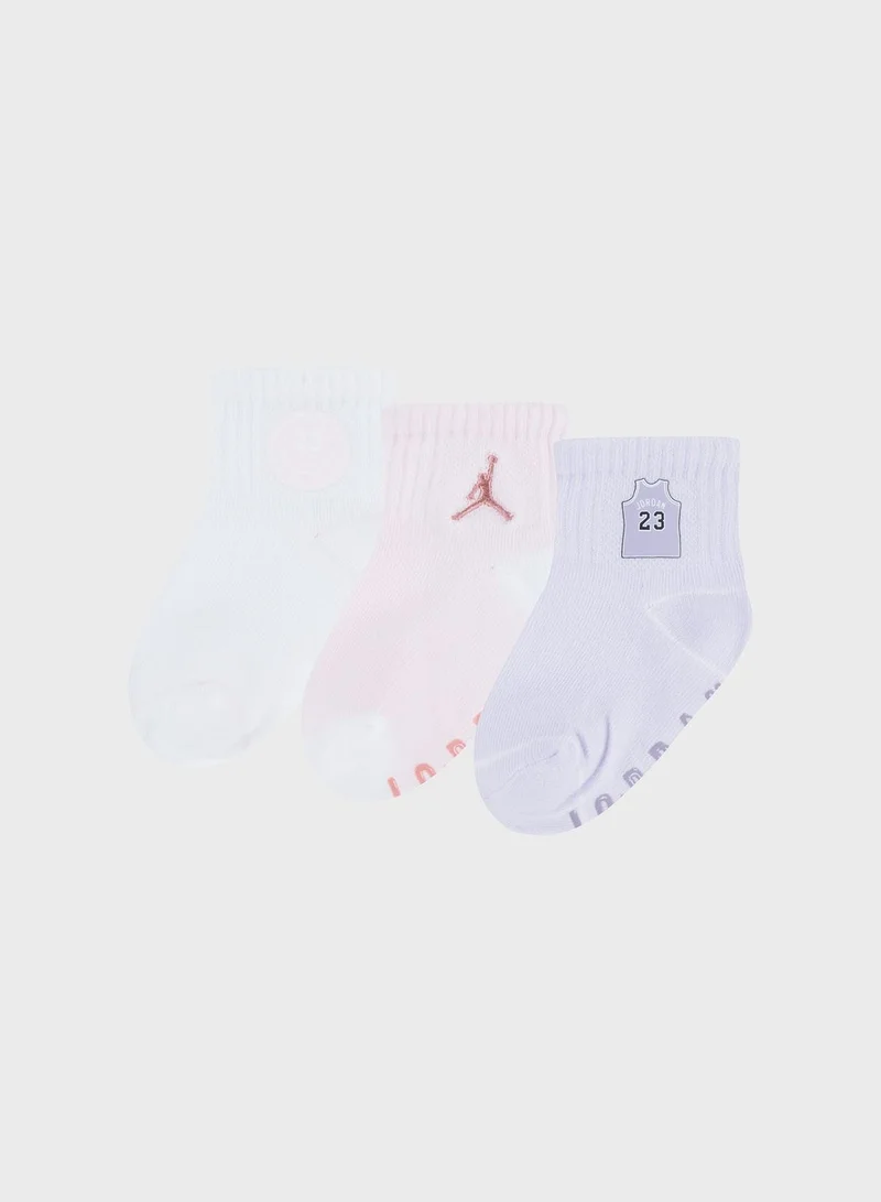 Jordan Kids 3 Pack Jordan Crew Socks