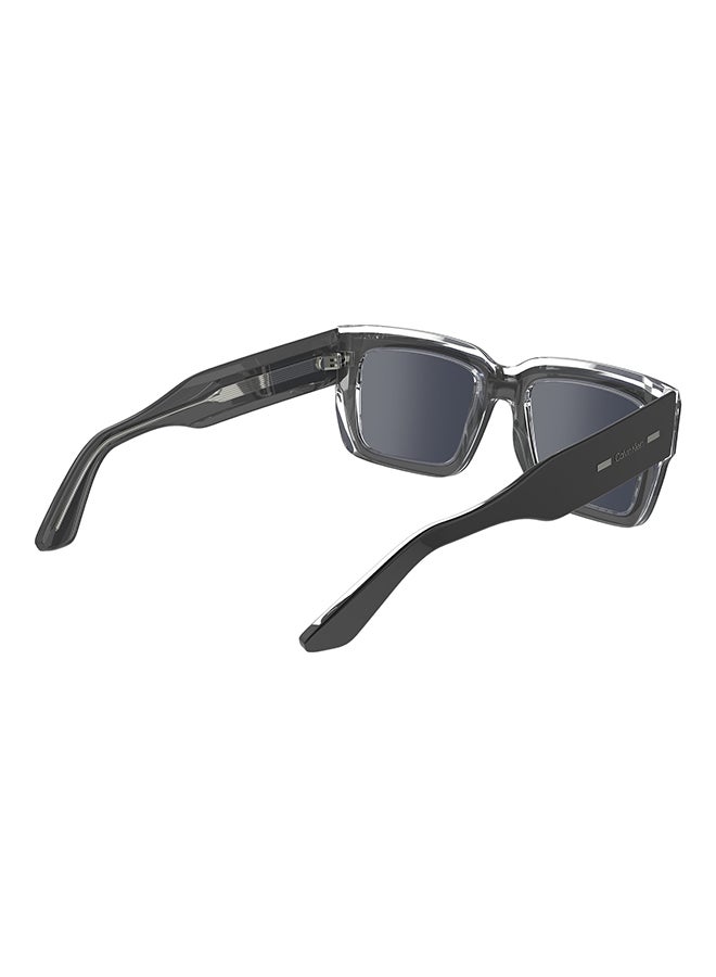 CALVIN KLEIN Men's UV Protection Rectangular Sunglasses - CK23538S-001-5518 - Lens Size: 55 Mm - Image 5