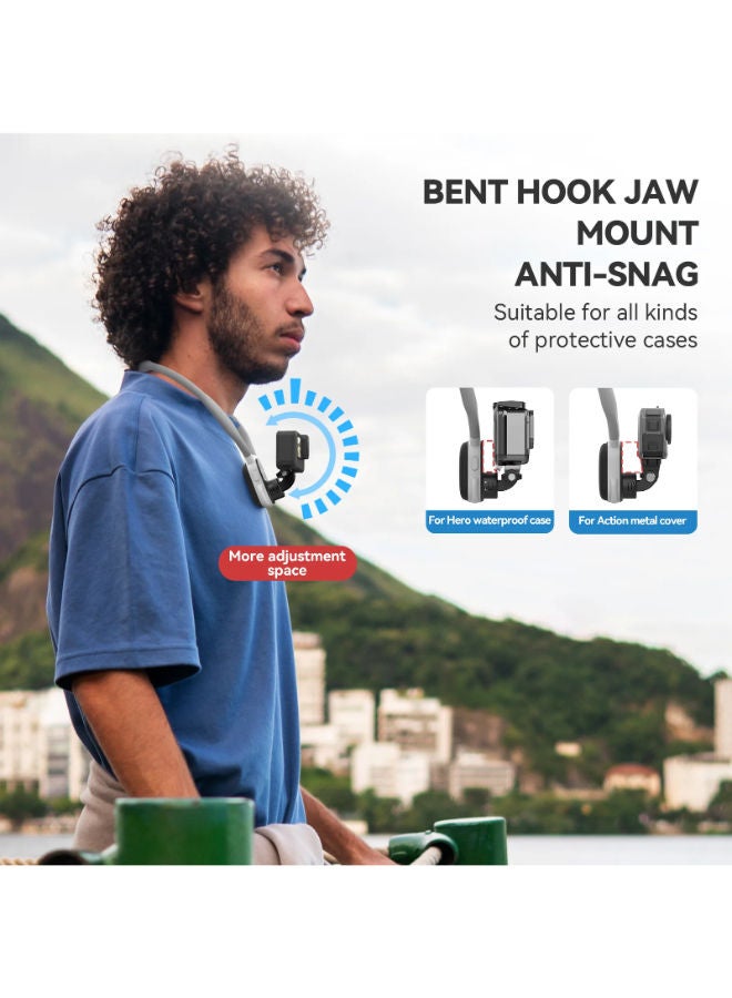 تيليسن حامل رقبة بإصدار سريع لكاميرات الأكشن (2.0) S2-HNB-004 - Image 5