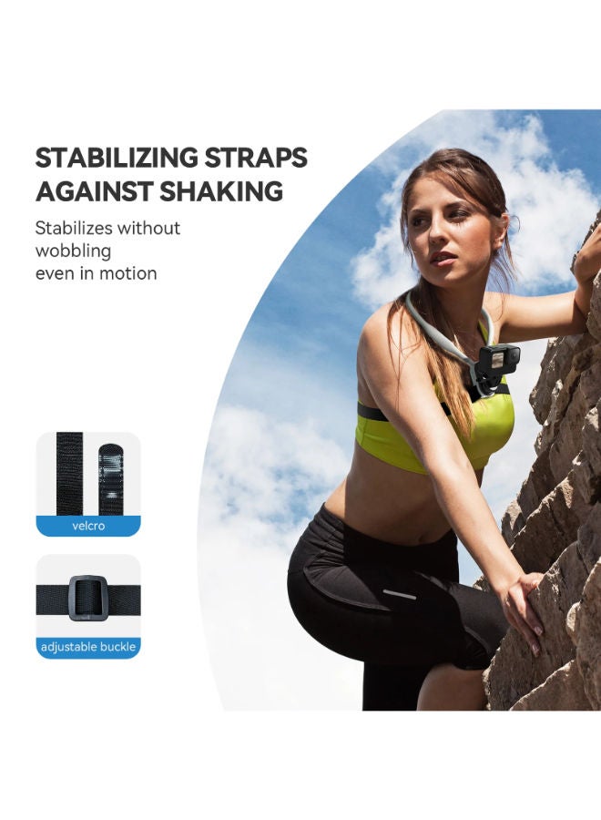 تيليسن حامل رقبة بإصدار سريع لكاميرات الأكشن (2.0) S2-HNB-004 - Image 3