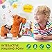 HCdoujoy Brown Walking Pony for Kids Plush Interactive Singing Dancing Musical Realistic Pet Stuffed Animal Shaking Leash Horse Head Buttocks Toy for Boys Girls or Toddlers - Image 4