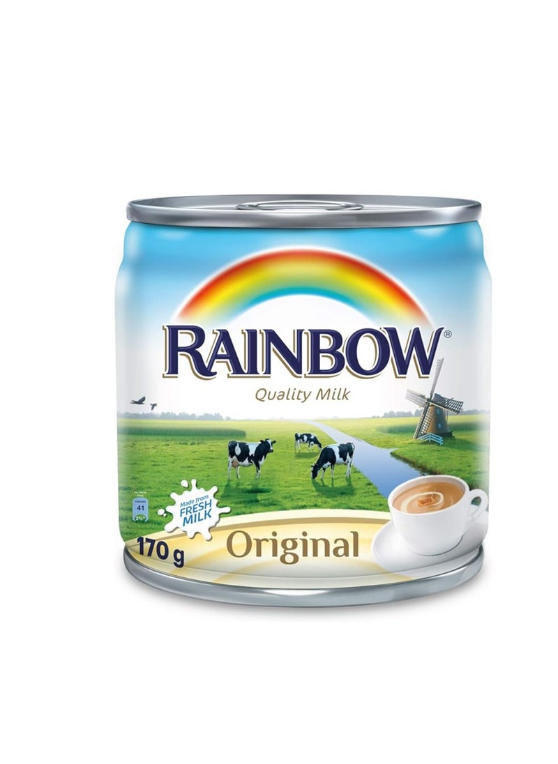 Rainbow - Rainbow Evaporated Milk With Vitamin D  2*170 gm - Image 1