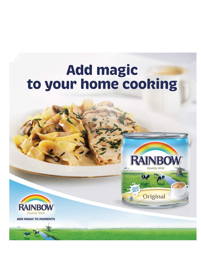 Rainbow - Rainbow Evaporated Milk With Vitamin D  2*170 gm - Image 1