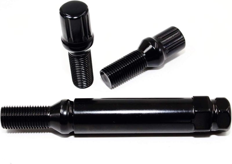 Veritek Performance Black Spline Drive Wheel Lug Bolts Set - Image 4