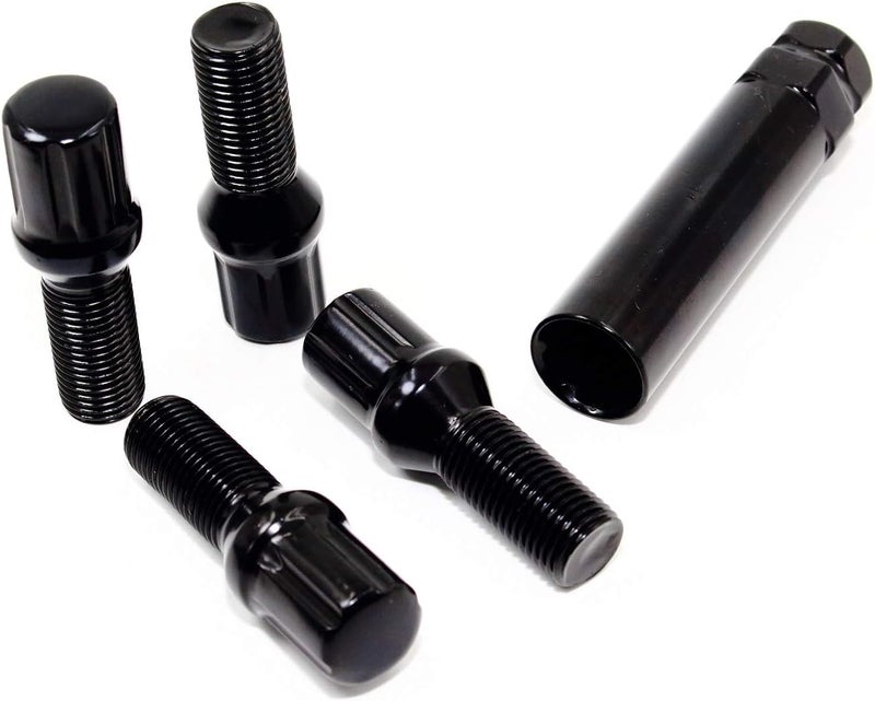 Veritek Performance Black Spline Drive Wheel Lug Bolts Set - Image 1