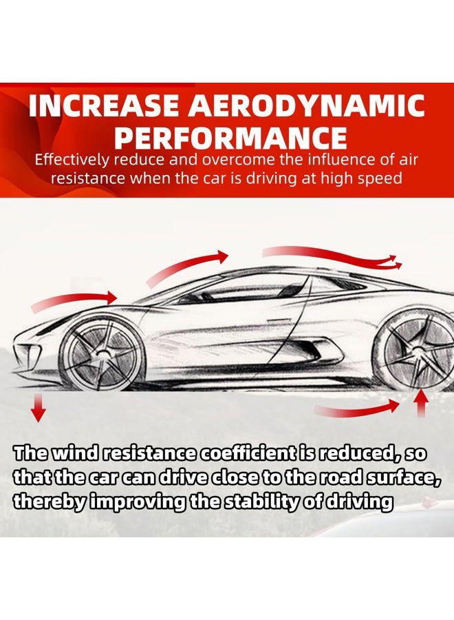 ECOTRIC جناح سبويلر خلفي متوافق مع 2014-2024 إنفينيتي Q50 سيدان تصميم M4 جناح دك بيل مطلي بألياف الكربون - Image 3