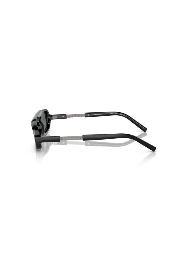 GIORGIO ARMANI Man RECTANGLE  SUNGLASSES- AR 8203 - lense size:51mm - BLACK - Image 2