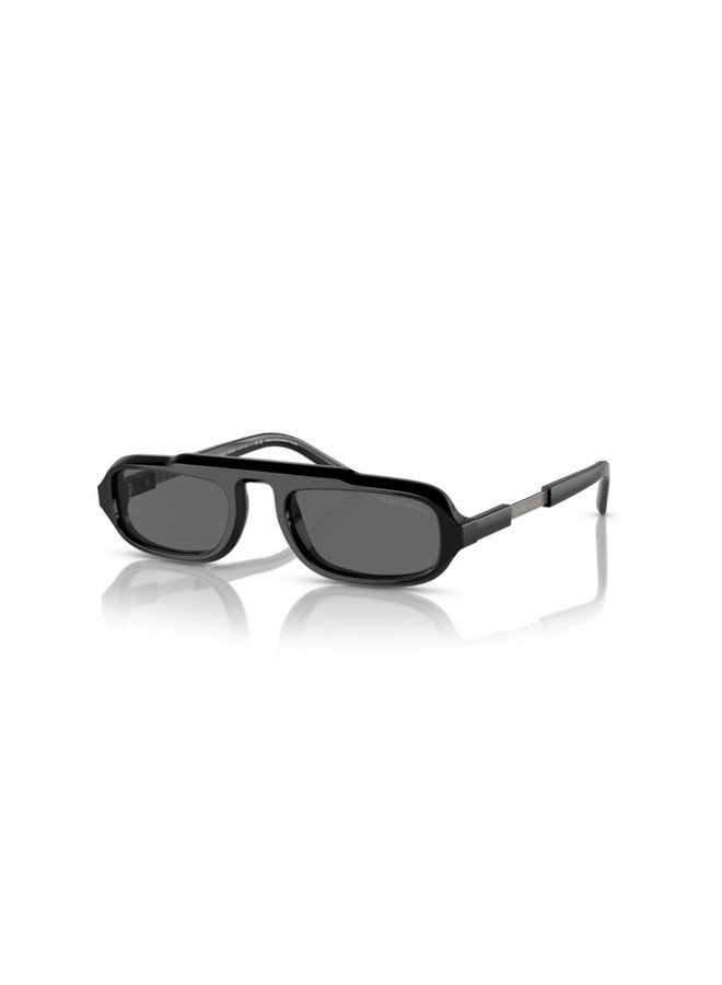 GIORGIO ARMANI Man RECTANGLE  SUNGLASSES- AR 8203 - lense size:51mm - BLACK - Image 1