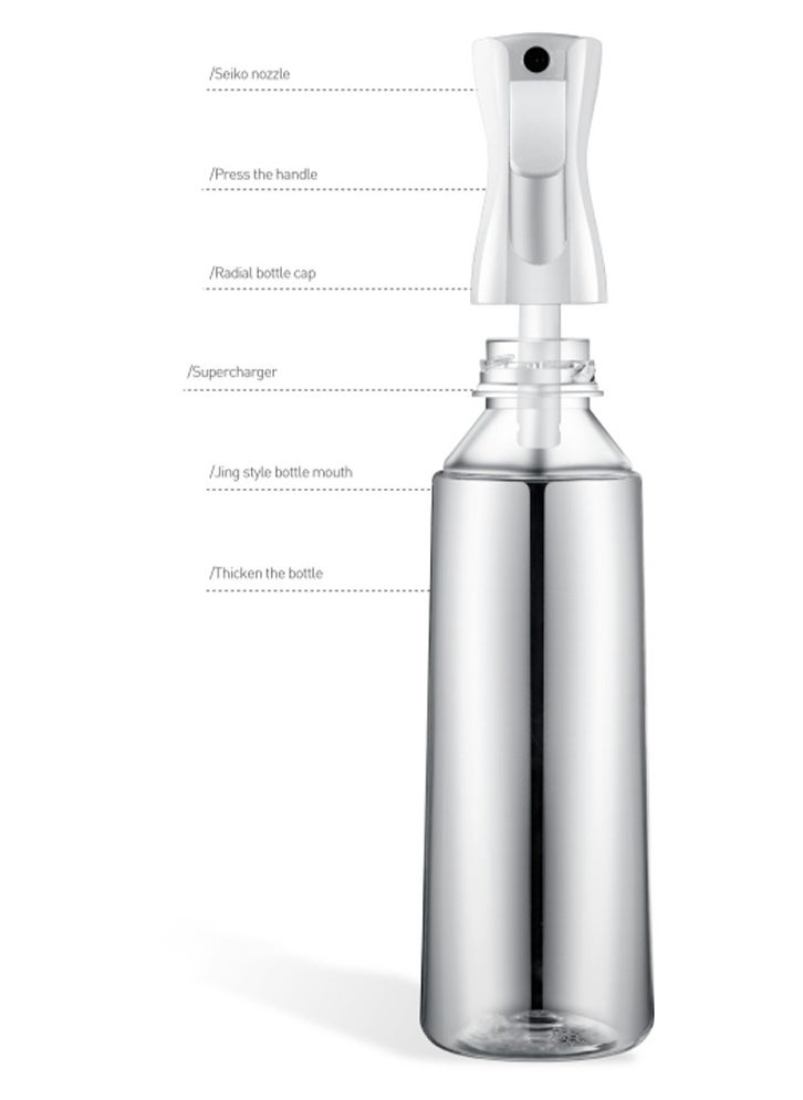 Generic - Continuous Spray Bottle , Ultra Fine Mist Aerosol Sprayer , Hair Spray Bottle , Hair Styling , Cleaning , Salon Spray Bottle 300 ML. - Image 1