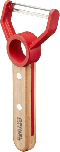 Opinel Le Petit Chef Complete 3 Piece Kitchen Set, Chef Knife with Rounded Tip, Fingers Guard, Peeler, For Children and Teaching Food Prep and Kitchen Safety, Made in France - Image 5