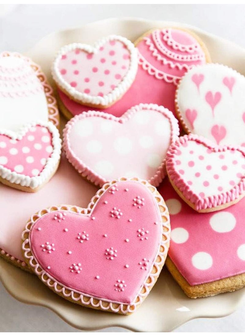 Nar Kalıp Narkalıp Heart Shape Cookie Mold 3 Pieces  - Image 4