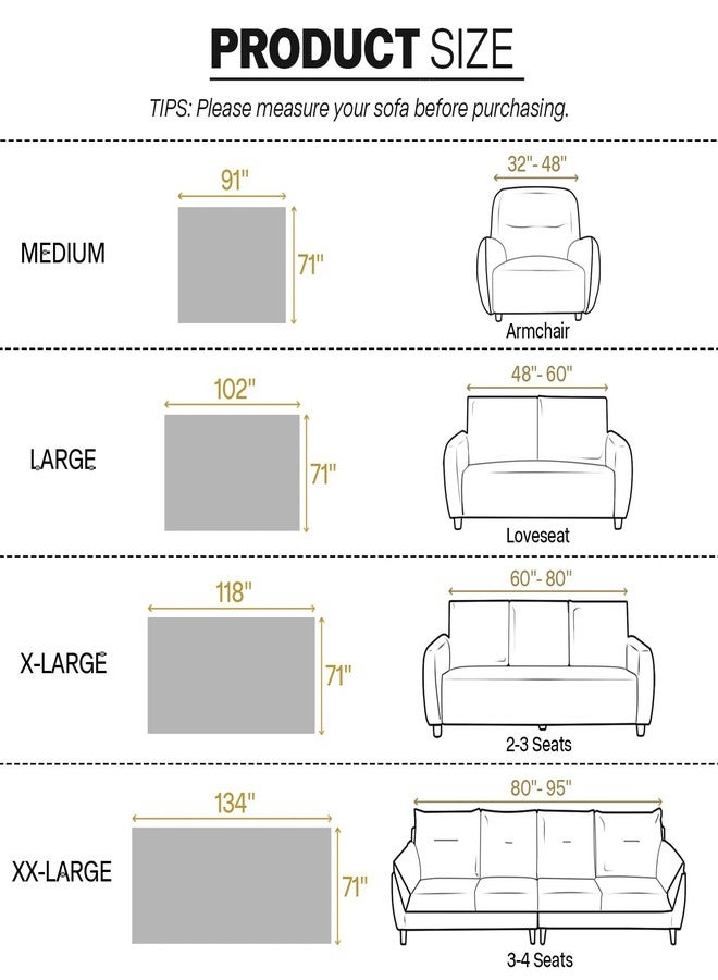 NICEEC Waterproof Couch Covers for Pets Friendly Anti Scratch Cat Dog Hair Urine Proof Loveseat Cover Heavy Duty Washable Non Slip Sofa Slipcovers for Leather Furniture Protector(Beige) - Image 5
