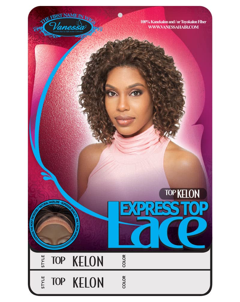 VANESSA TOP KELON (1B Off Black) Synthetic Lace Front Wig - Image 2