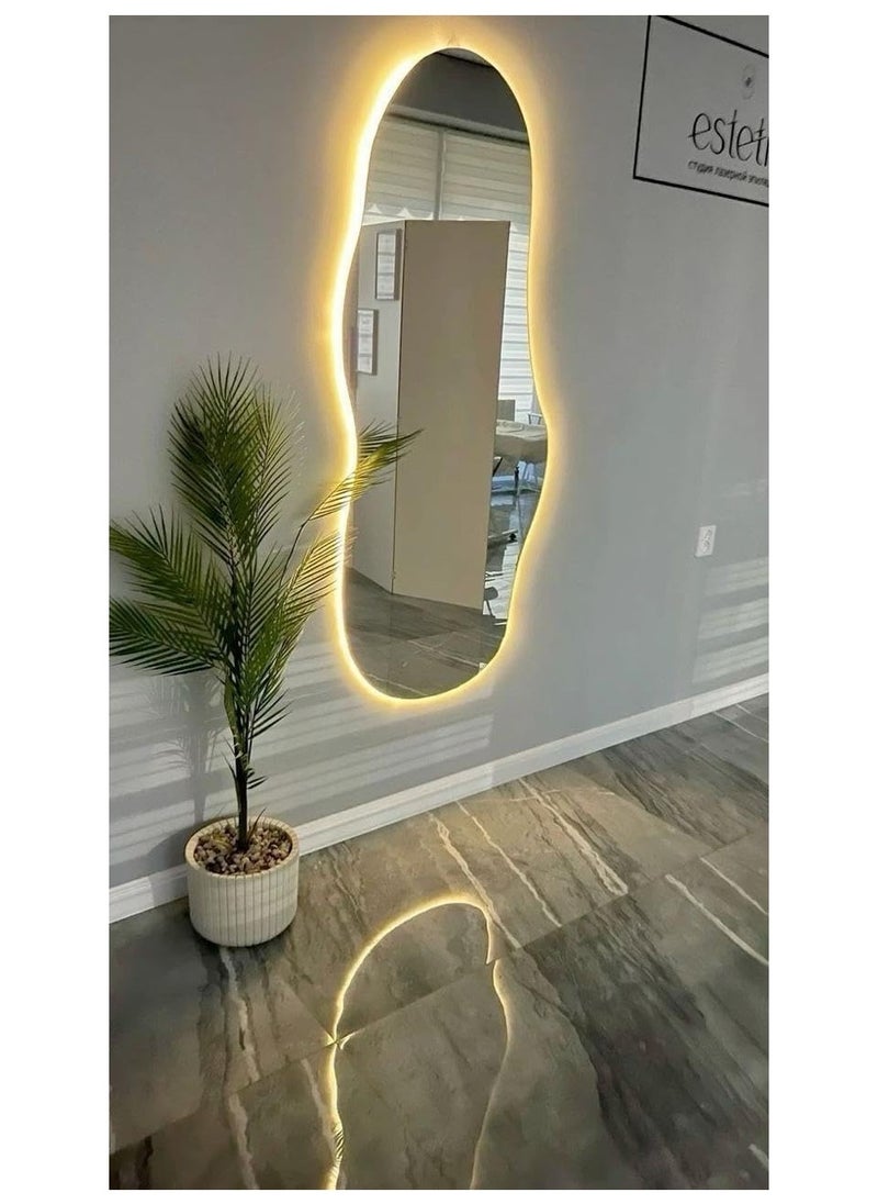 Generic 3-Color Led Touch Wall Mirrors 150X60X3Cm Multicolour  - Image 5