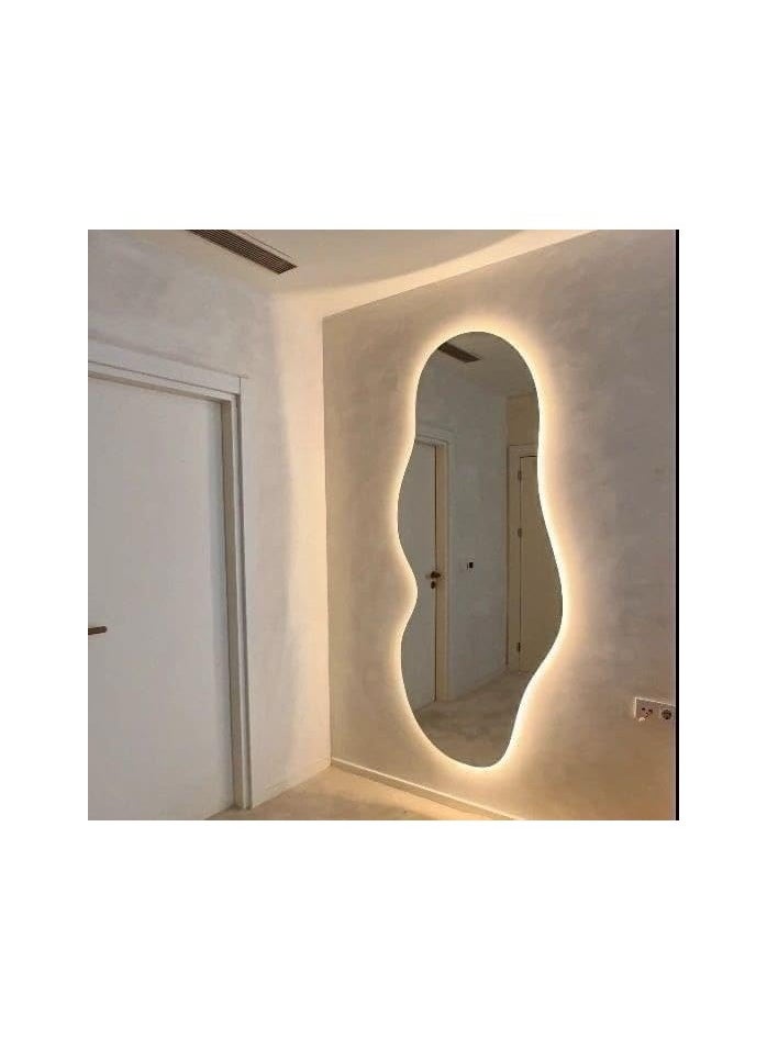 Generic 3-Color Led Touch Wall Mirrors 150X60X3Cm Multicolour  - Image 2