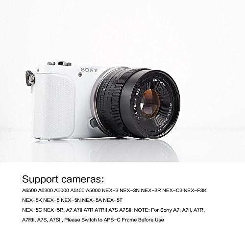 7artisans عدسة 7artisans Photoelectric 50mm f/1.8 لكاميرات سوني E Mount (أسود) - Image 5