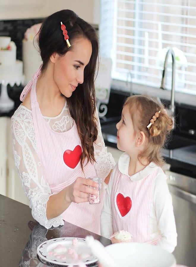 PHALIN 4PCS Valentine’s Day Hair Clips Rhinestone Heart Hairpins for Women Sweet Love Alligator Clips Barrettes Sparkling Styling Hair Accessory (4PCS B) - Image 3