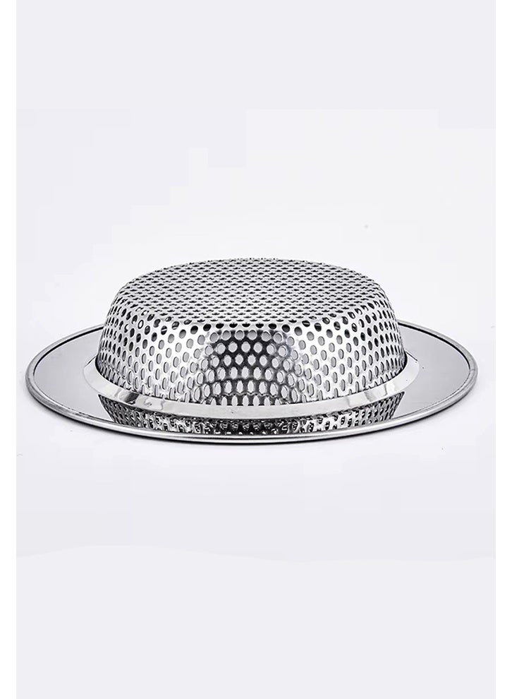 SAKOON 2 Pack Kitchen Sink Strainer Stainless Steel, Stainless Steel Premium Quality  Kitchen Sink Drain Strainer, Sink Strainers for Kitchen Sinks with Large Wide Rim 4.5" Diameter - Image 2