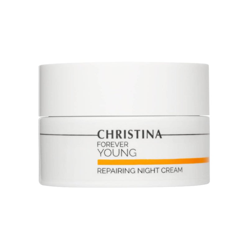 -CHRISTINA- Forever Young Repairing Night Cream - 50ml - Lightweight & Non-Oily Retinol Cream with Peptides, Vitamins A & E for Overnight Hydration - For All Skin Types - Image 1