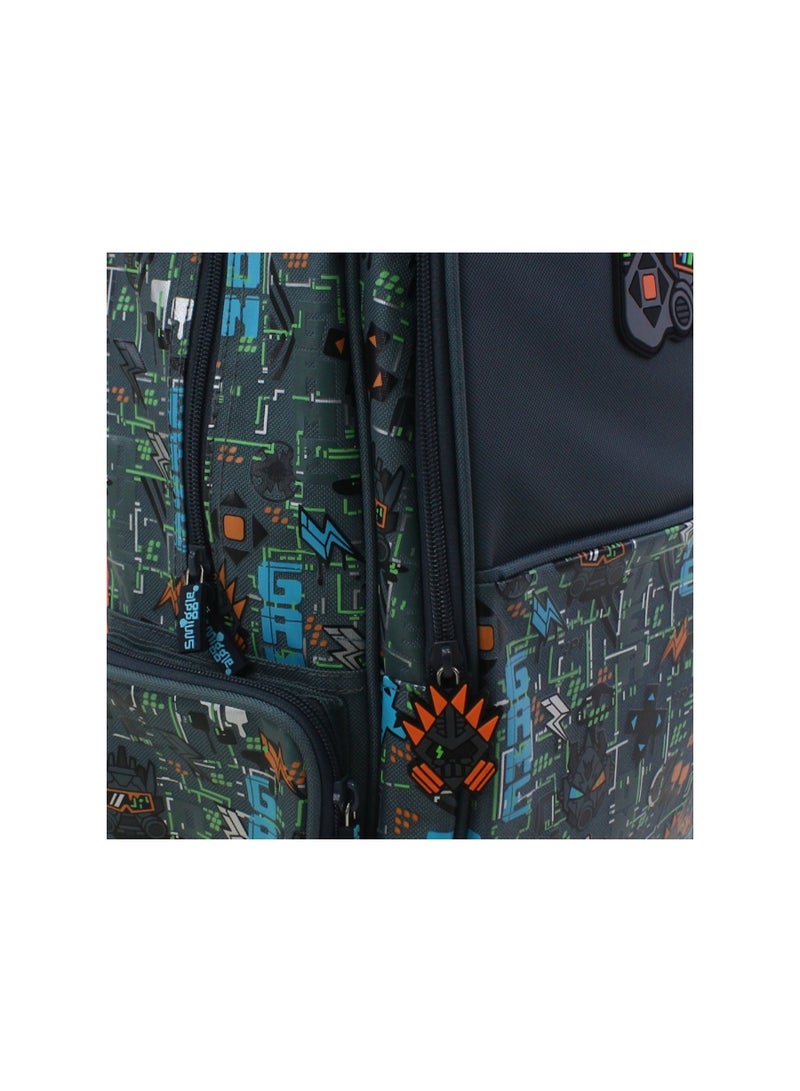 Smiggle Trolley Bag Game on Design 18 Inches – Grey - Image 3