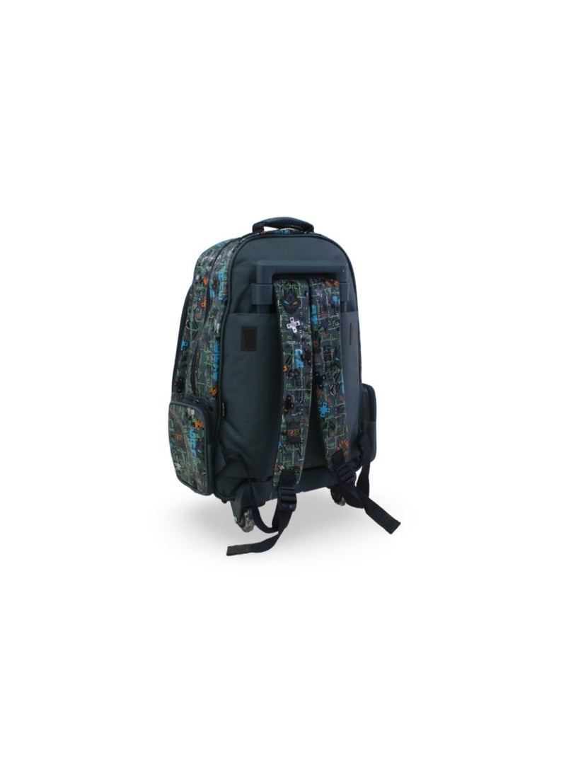 Smiggle Trolley Bag Game on Design 18 Inches – Grey - Image 2