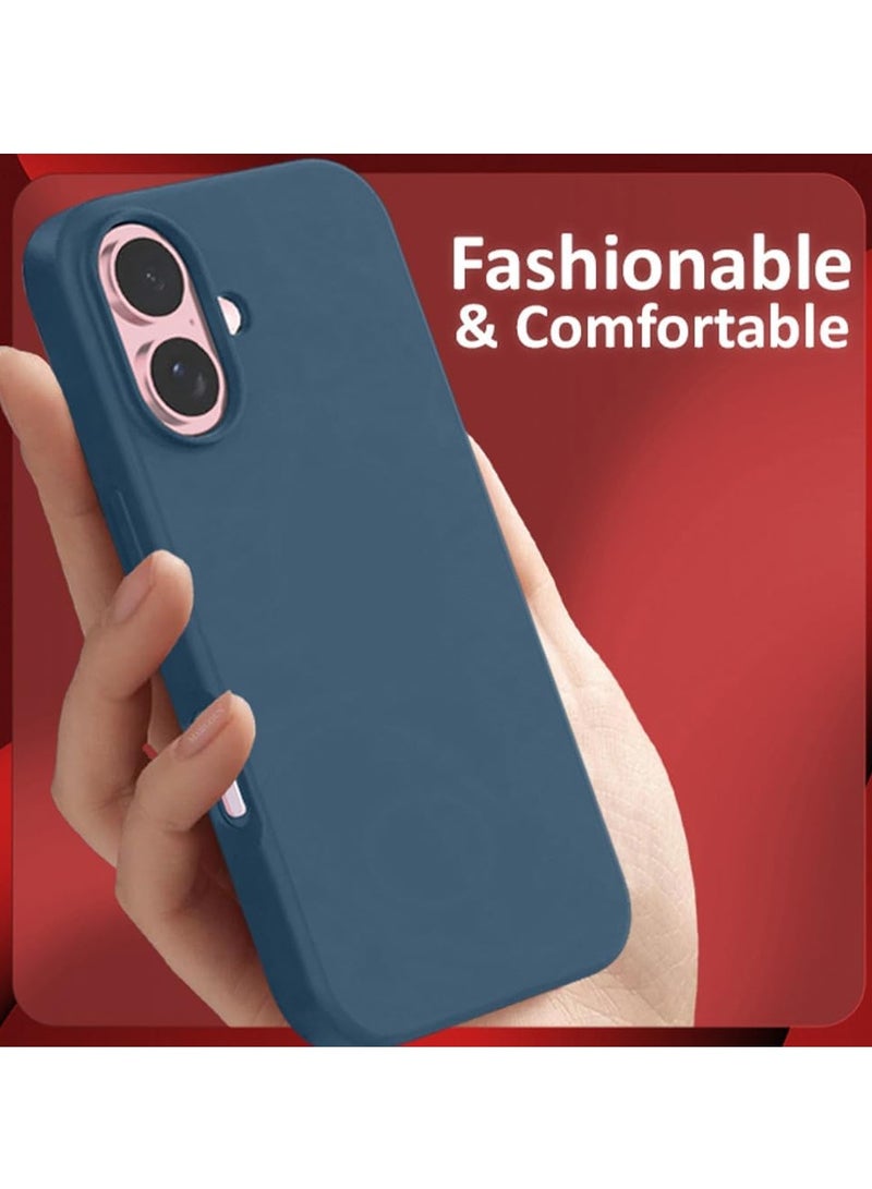 ELTRAZONE Liquid Silicone Case for iPhone 16 - Ultra Slim Design with Soft Anti-Scratch Microfiber Lining & Drop Protection - Image 5