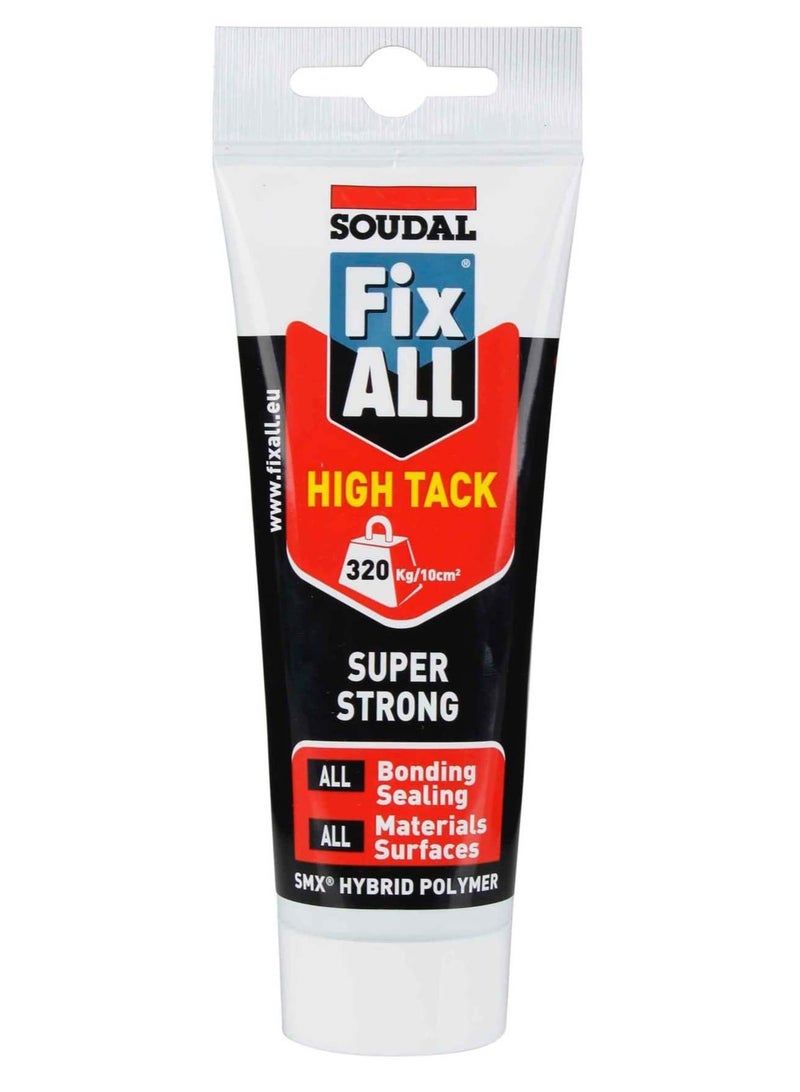 Soudal Fix All High Tack White Tube 125 ML - Image 1