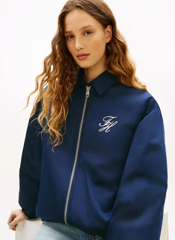 تومي هيلفيغر جاكيت بومبر بشعار