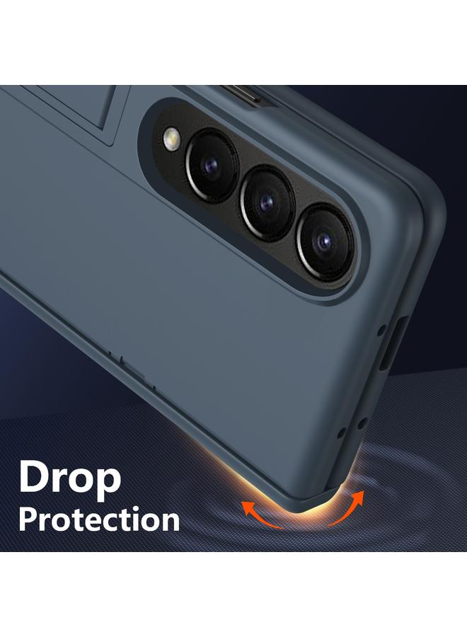 erorex Case For Samsung Galaxy Z Fold4 All-inclusive Shockproof Phone Case with Holder - Image 4