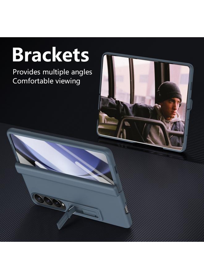 erorex Case For Samsung Galaxy Z Fold4 All-inclusive Shockproof Phone Case with Holder - Image 3