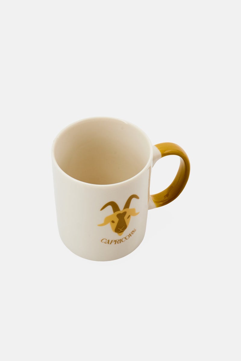 Muy Mucho Capricorn Zodiac Mug 330 ml, White - Image 2