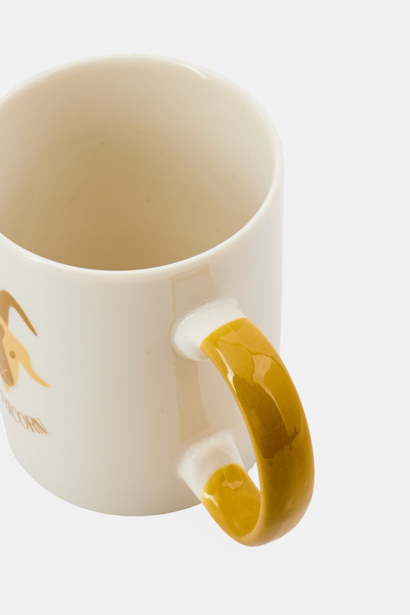 Muy Mucho Capricorn Zodiac Mug 330 ml, White - Image 3