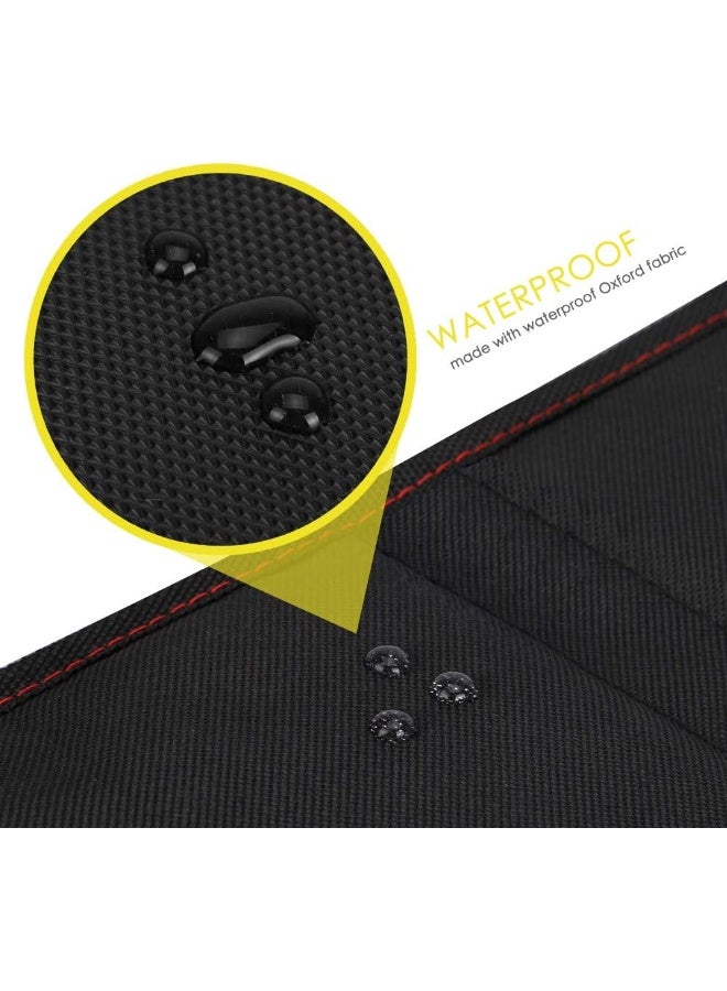 فاسايت Car Seat Protector for Baby Child Car Seats - Auto Seat Cover Mat, Protective Non-Slip Waterproof Car Seat Cover Pad with Mesh Pockets (2 Pack) - Image 5