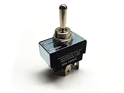 GAMA Electronics 30 Amp Toggle Switch 3 Position Reverse Polarity DC Motor Control- Maintained - Image 5