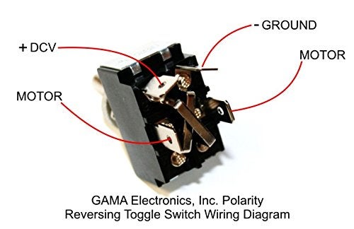 GAMA Electronics 30 Amp Toggle Switch 3 Position Reverse Polarity DC Motor Control- Maintained - Image 2