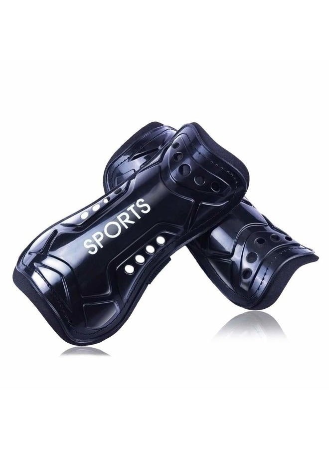 Haploon Shin Guards Soccer Football Shin Pads Protector Calf Protective Gear for 5-12 Old Kids, Teenagers, Boys, Girls, with 2 Pair Long Sleeve Soccer Socks - Image 4