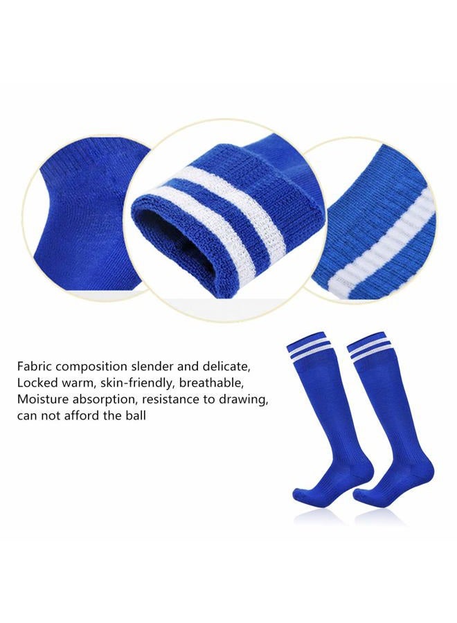 Haploon Shin Guards Soccer Football Shin Pads Protector Calf Protective Gear for 5-12 Old Kids, Teenagers, Boys, Girls, with 2 Pair Long Sleeve Soccer Socks - Image 3