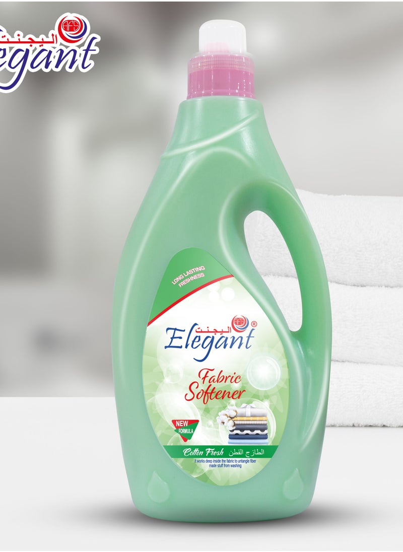Elegant Cotton Fresh Fabric Softener 4 Liter Long Lasting Freshness  - Image 2