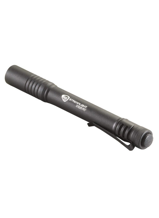 Streamlight 66118 Stylus Pro 100-Lumen Penlight with 2 AAA Alkaline Batteries, Black - Image 3
