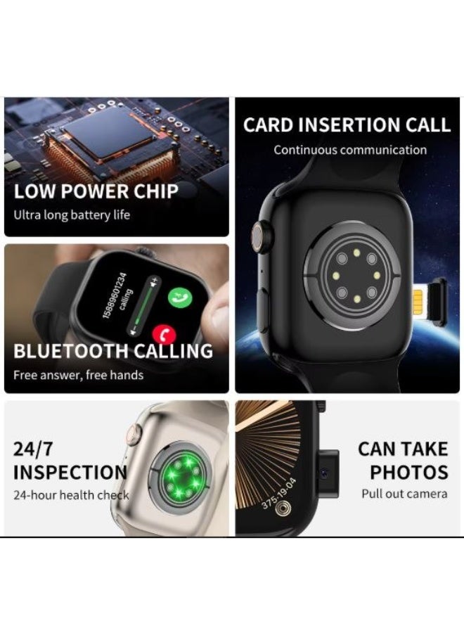 D92 Smartwatch 4G Direct Sim Calling,Bluetooth Calling, HD Display Smart watch Full Touch Screen and Wireless charging Smartwatch - Image 3