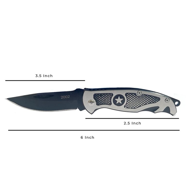 AADHIK Kitchen Knife | Multipurpose Carbon Steel Blade Knife for Home Use | Compact Cutting Tool for Vegetables, Fruits & General Kitchen Tasks (Pack of 1) - Image 3