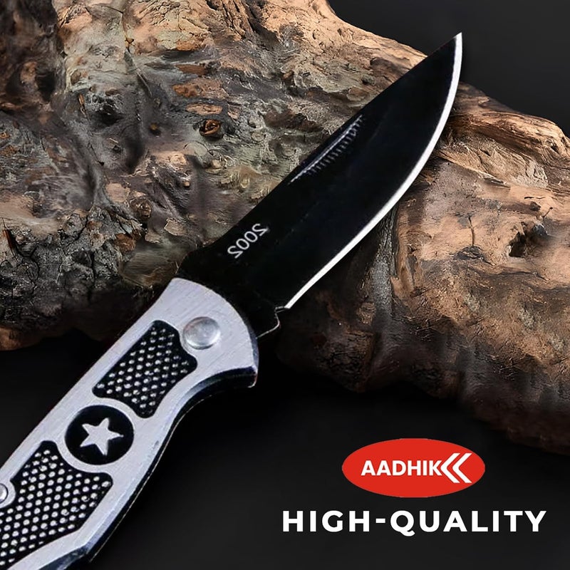 AADHIK Kitchen Knife | Multipurpose Carbon Steel Blade Knife for Home Use | Compact Cutting Tool for Vegetables, Fruits & General Kitchen Tasks (Pack of 1) - Image 5