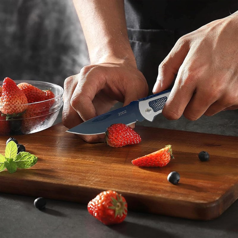 AADHIK Kitchen Knife | Multipurpose Carbon Steel Blade Knife for Home Use | Compact Cutting Tool for Vegetables, Fruits & General Kitchen Tasks (Pack of 1) - Image 2