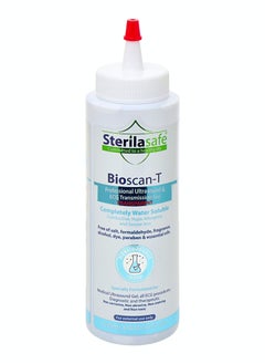 Sterilasafe Sterilasafe BioScan-T Professional ECG Medical Ultrasound Transmission Gel, Transparent, 250 ml  - Image 1