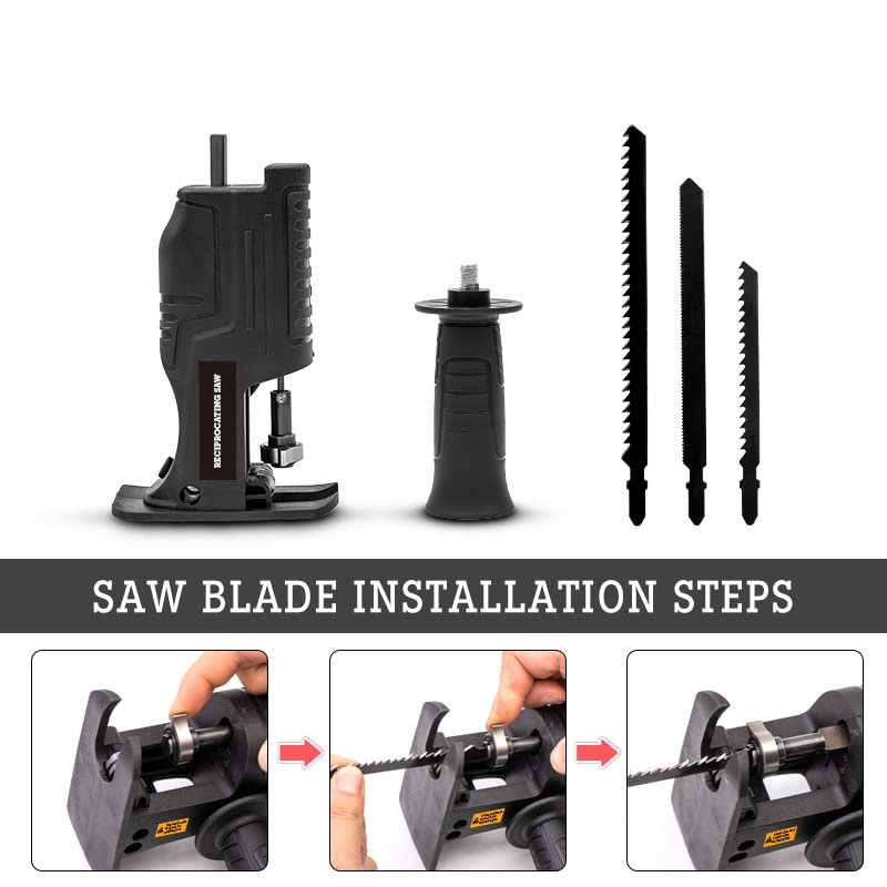 MLD GMR 1 Attachment for Drills - Electric Drill to Electric Saw Adapter | Woodworking Tool with 151mm, 131mm, and 100mm Saw Blade - Image 3