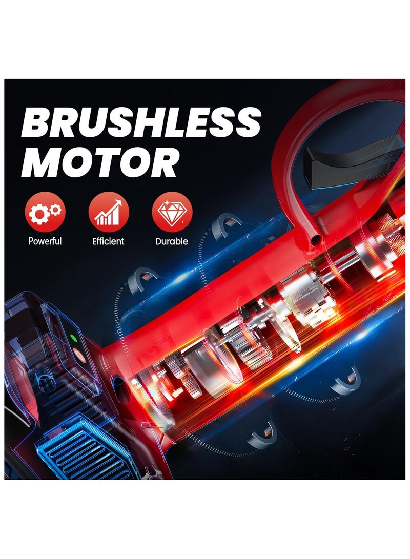 ZLH HITY مقصات تقليم كهربائية، قطر القطع المحدث 30 مم (1.2 بوصة) بمحرك قوي بدون فرشاة، مقصات تقليم لاسلكية مع بطاريات قابلة لإعادة الشحن لزراعة أغصان الأشجار - Image 4