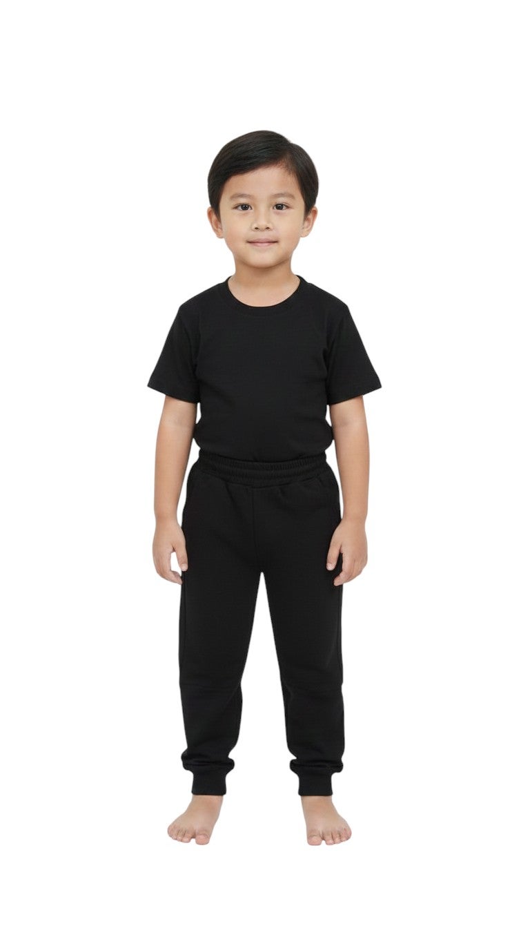 Bongo Kids Wear Plain Casual Milton Pants for Boys - Black - Image 1
