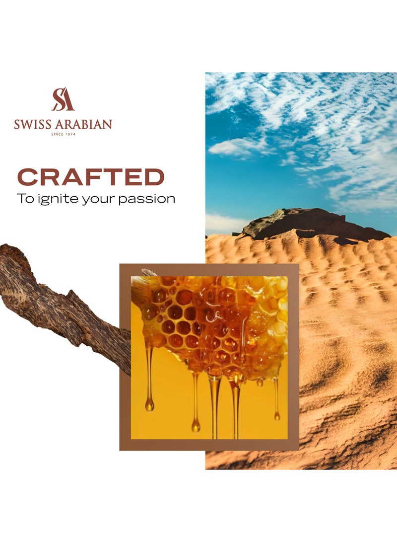 SWISS ARABIAN Shaghaf Oud Azraq Eau de Parfum, 75ml, Premium Quality Perfume, Women and Men’s Fragrance, Amber, Vanilla, Oud Luxurious Blend Perfumes for Men and Women  - Image 5